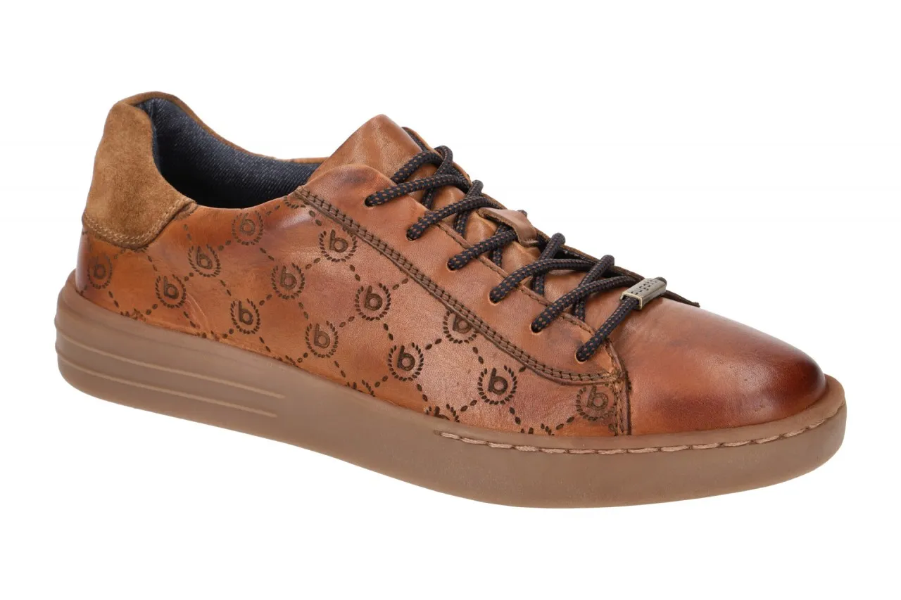 bugatti Gumero Schuhe Sneakers braun cognac AA101