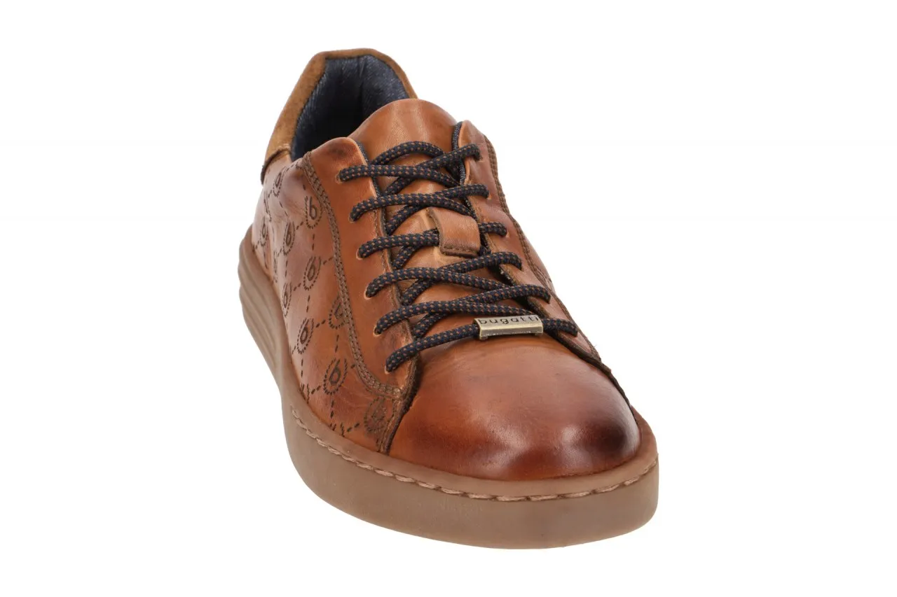 bugatti Gumero Schuhe Sneakers braun cognac AA101