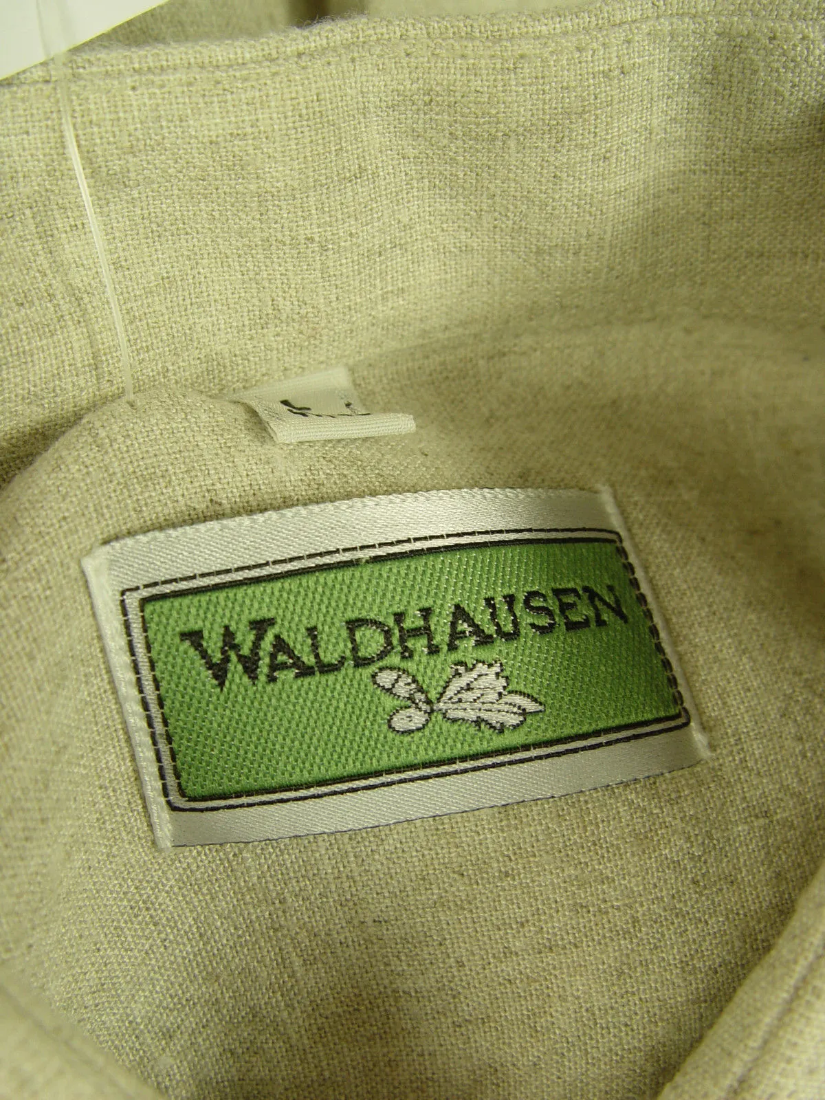 Gr.L 41/42 WALDHAUSEN uriges Trachtenhemd mit Edelweis-Stickerei Hemd TH362
