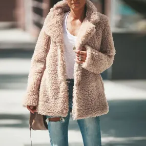 Heidi-Mode | Warme Fleece Mantel