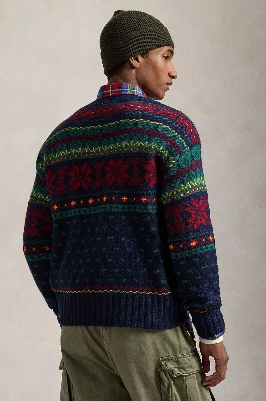 Pullover Polo by Ralph Lauren Fair Isle Wool Sweater 710949297