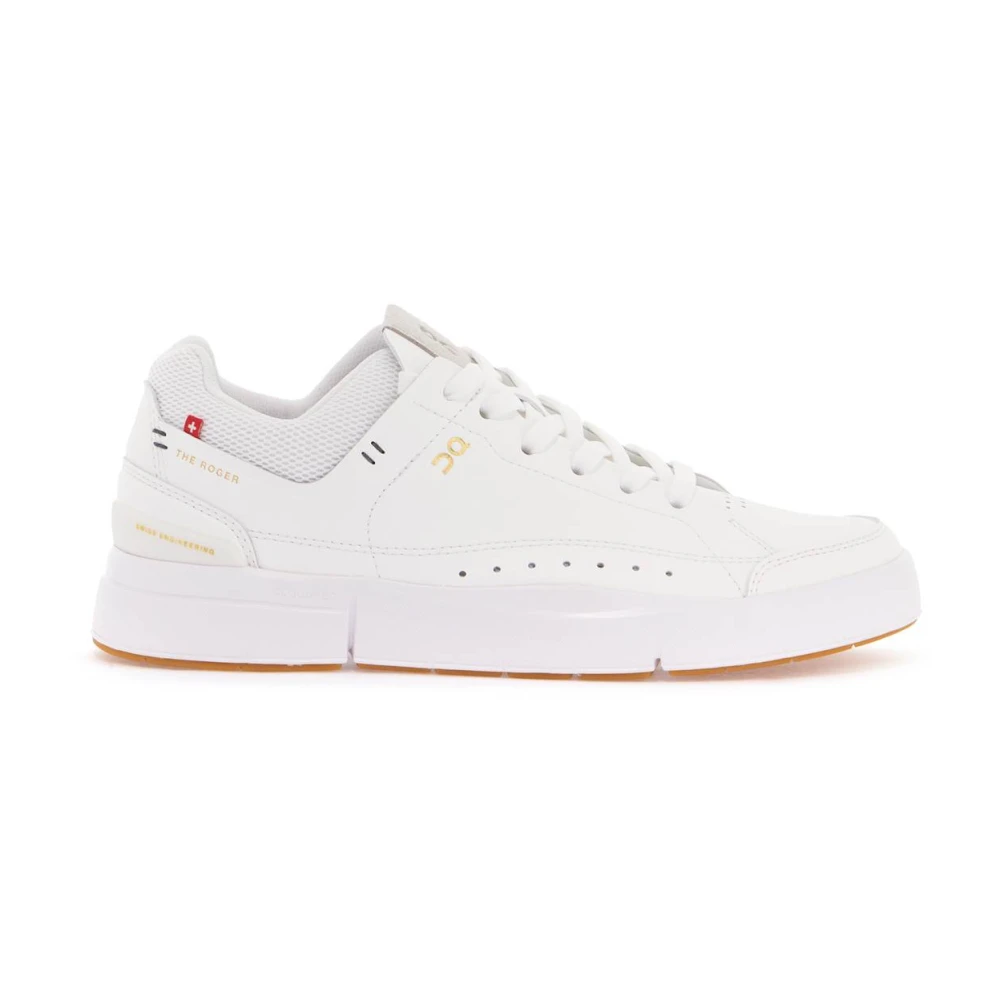 Roger Center Tennis-inspirierte Eco-Leder Sneakers