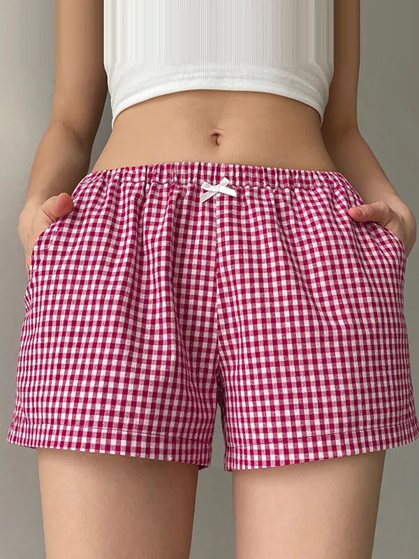 Shorts mit Karomuster