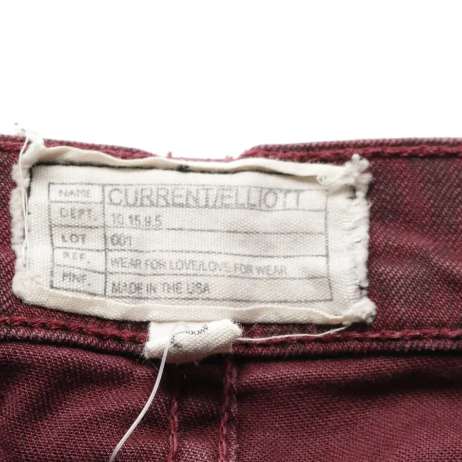 Skinny Jeans W27 Bordeaux