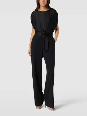 Swing Jumpsuit mit Rundhalsausschnitt (black) online kaufen
