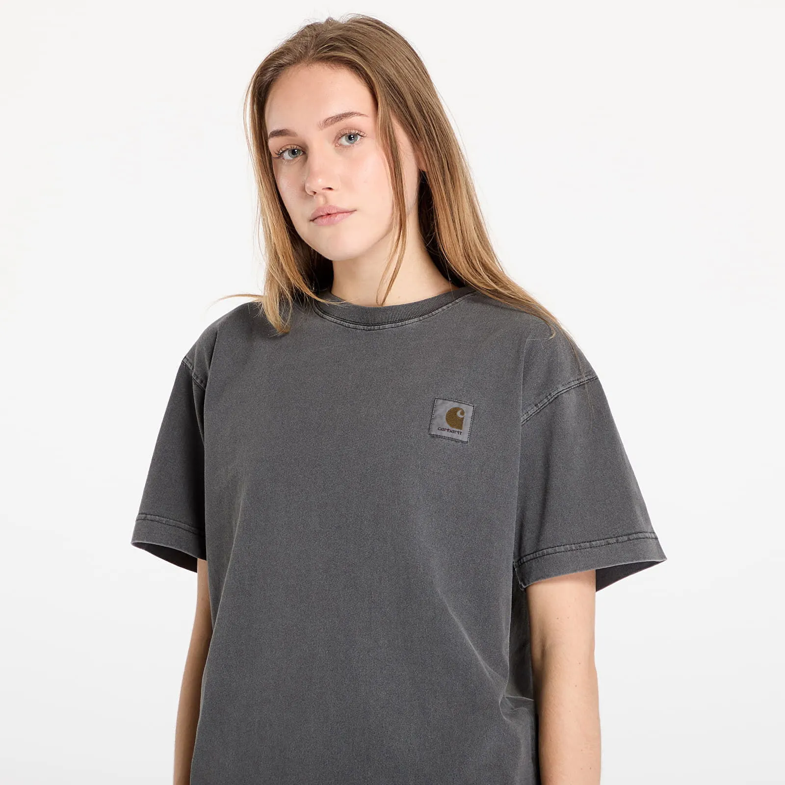 T-shirt Carhartt WIP T-shirt S/S Vista T-Shirt UNISEX Graphite Garment Dyed S I030780.87GD