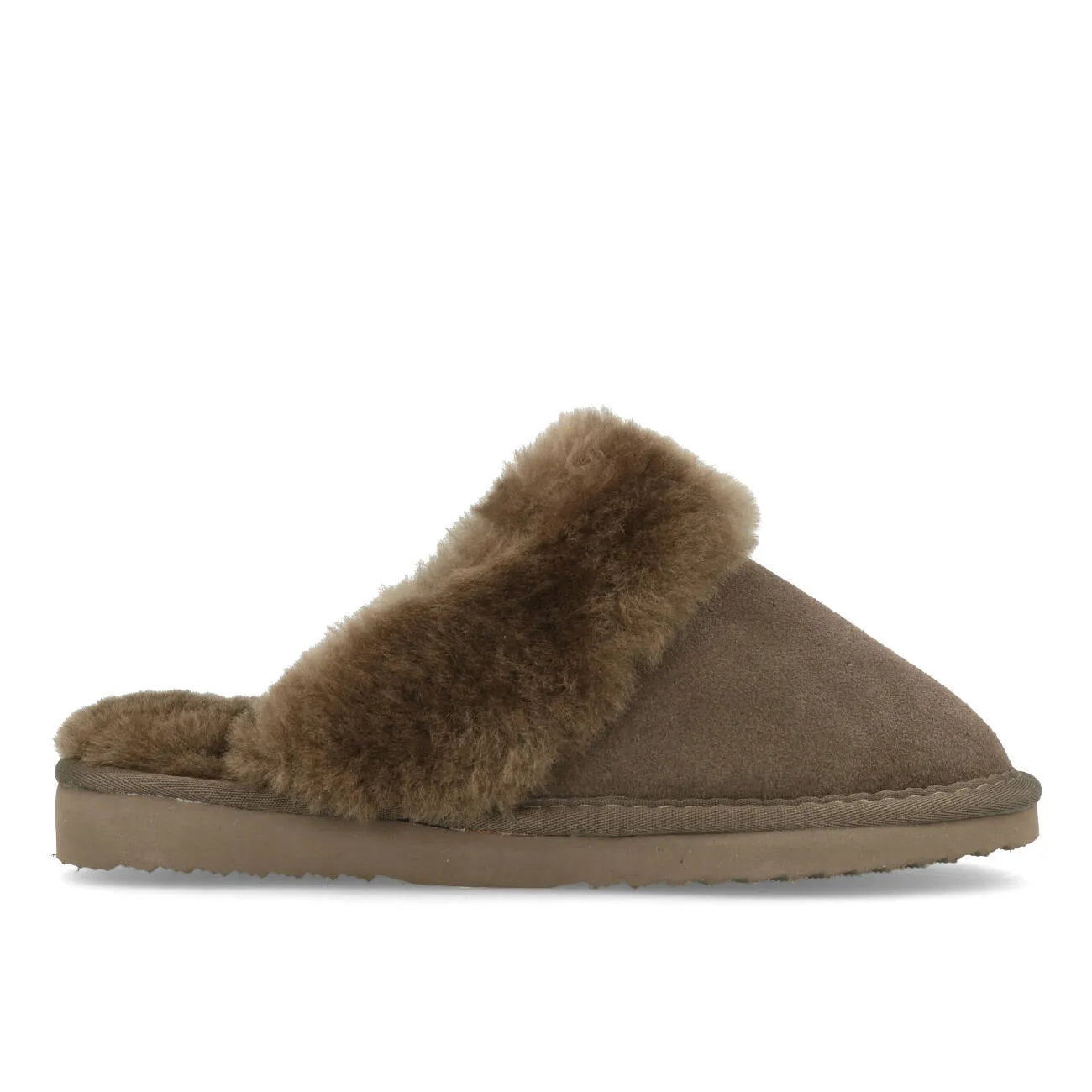 Warmbat Flurry Women Suede Damen Hausschuhe Pebble